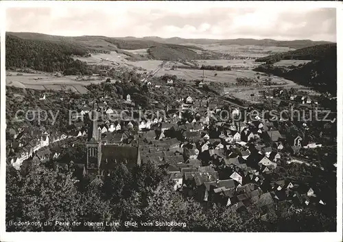 Biedenkopf Blick vom Schlossberg Kat. Biedenkopf