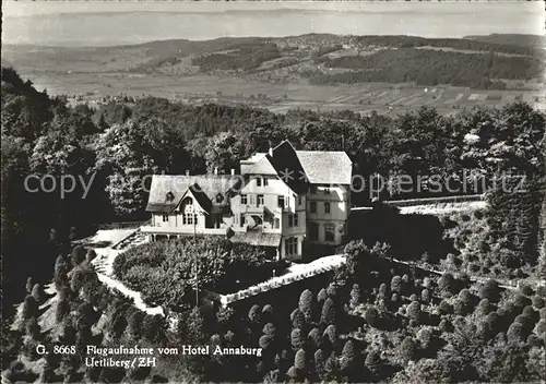 Uetliberg ZH Hotel Annaburg Fliegeraufnahme