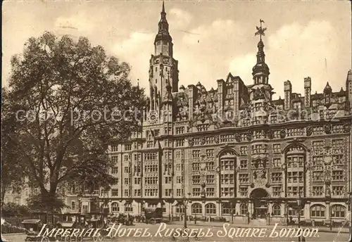 London Imperial Hotel Russell Square  Kat. City of London