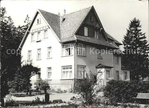 Friedrichsbrunn Harz Haus Pension Gasthaus Kat. Friedrichsbrunn