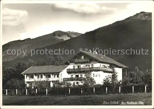 Bad Heilbrunn Haus Talblick Kat. Bad Heilbrunn