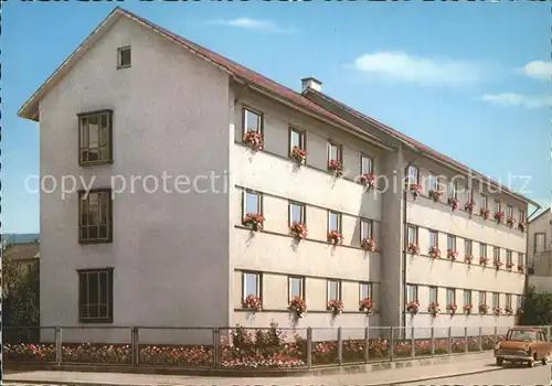 Loerrach Schwesternwohnheim des Elisabethen Krankenhaus Kat. Loerrach