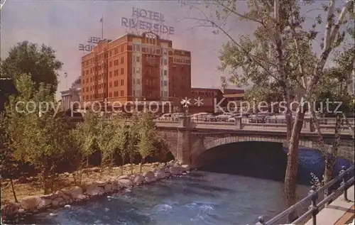 Reno Nevada Hotel Riverside Truckee River  Kat. Reno