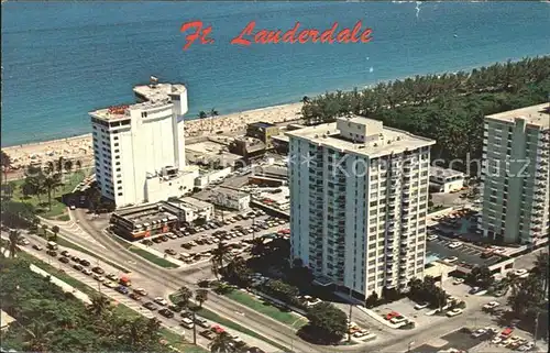 Fort Lauderdale Famous Beach Fliegeraufnahme Kat. Fort Lauderdale