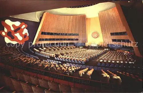 New York City United Nations General Assembly Hall  / New York /