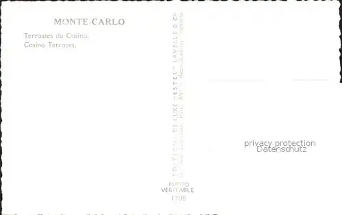 Monte Carlo Terrasses Casino  Kat. Monte Carlo