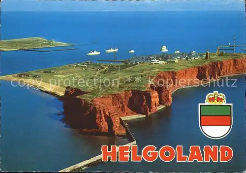 Helgoland Fliegeraufnahme  / Helgoland /Pinneberg LKR