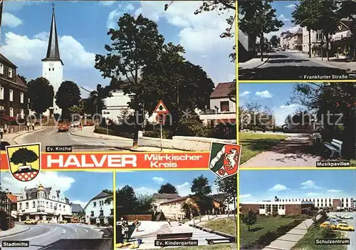 Halver Evangelische Kirche Frankfurter Strasse Musikpavillon  Kat. Halver