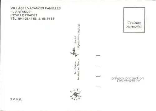 Le Pradet Var Villages Vacances Familles Artaude  Kat. Le Pradet