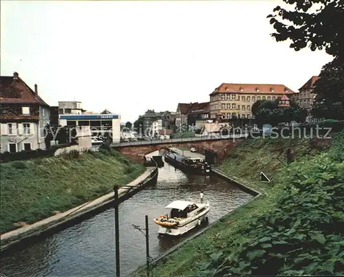 Saverne Bas Rhin Alsace Kanal Boot Bruecke  Kat. Saverne