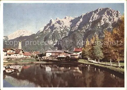 Mittenwald Karwendel Tirol Karwendelspitze Kat. Schwaz