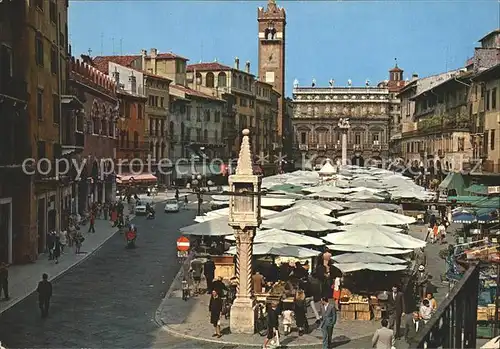 Verona Veneto Piazza Erbe  Kat. Verona