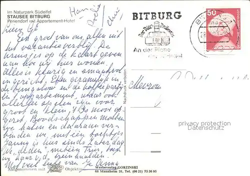 Bitburg Esel Hirsch Trachten  Kat. Bitburg