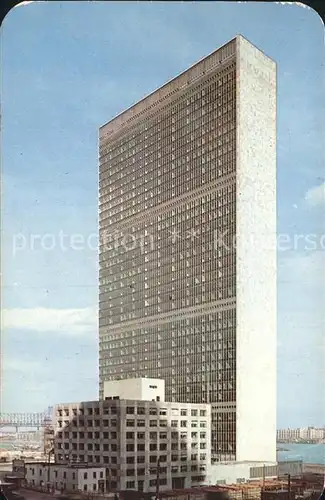 New York City United Nations Secretariat Building / New York /