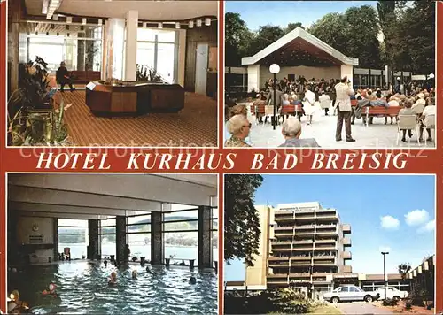 Bad Breisig Hotel Kurhaus mit Hallenbad Terrasse Kat. Bad Breisig