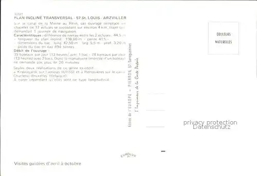 Arzviller Schiffshebewerk Kat. Arzviller