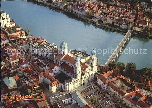 Passau Residenzplatz Dom Domplatz Innbruecke Kat. Passau