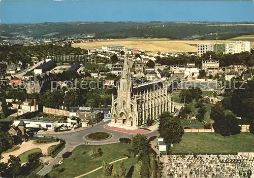 Rouen Fliegeraufnahme Basilika Kat. Rouen