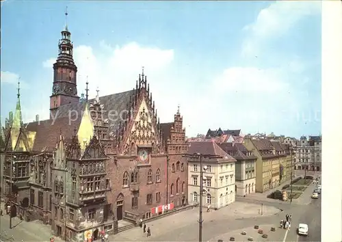 Wroclaw Ratusz Rathaus Kat. Wroclaw Breslau