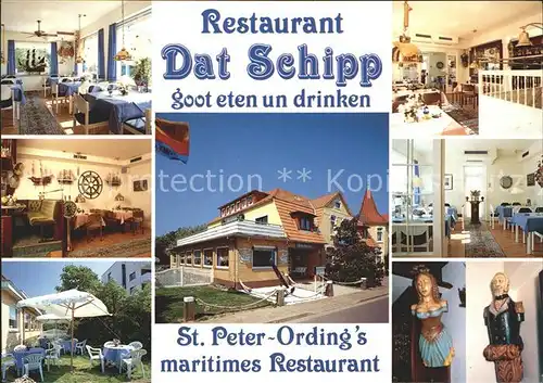 St Peter Ording Restaurant Dat Schipp Hotel Seeburg Kat. Sankt Peter Ording