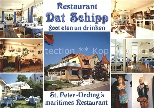 St Peter Ording Restaurant Dat Schipp Hotel Seeburg Kat. Sankt Peter Ording