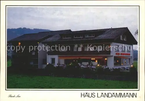 Andelsbuch Vorarlberg Hotel Landammann Kat. Andelsbuch