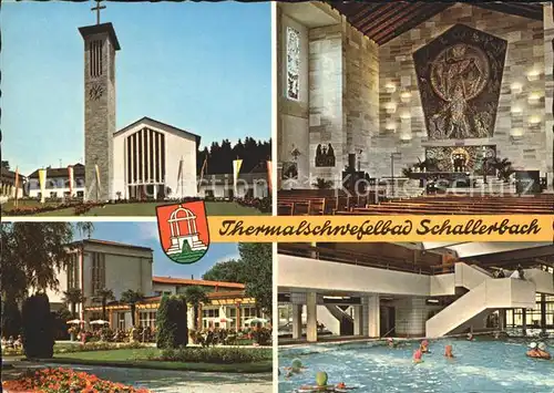 Bad Schallerbach Thermalschwefelbad Kirche Kurpark Kat. Bad Schallerbach