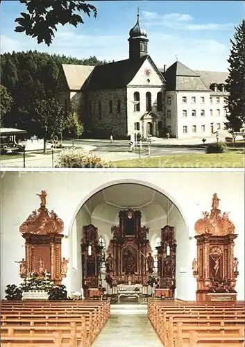 Friedenweiler Klosterkirche Hoehenluftkurort Wintersportplatz Schwarzwald Kat. Friedenweiler