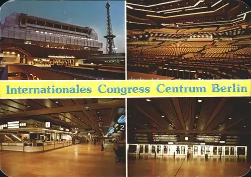 Berlin Internationales Congress Centrum Kat. Berlin