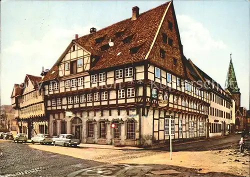 Braunschweig Gasthaus Ritter St Georg Fachwerkhaus Kat. Braunschweig