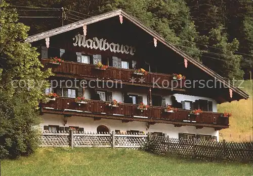 Karlstein Oberbayern Alpengasthof Madlbauer Kat. Bad Reichenhall
