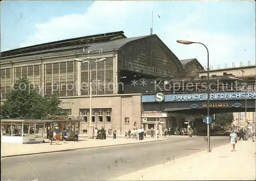 Berlin Bahnhof Friedrichstrasse Hauptstadt der DDR Kat. Berlin