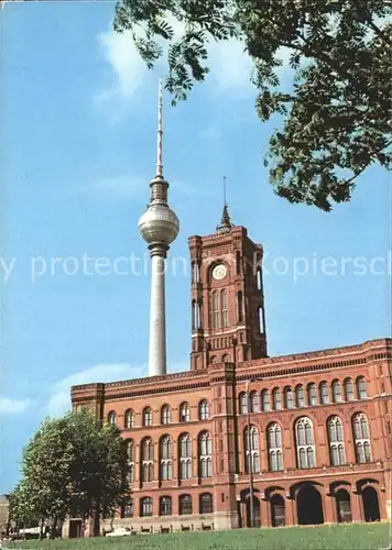 Berlin Rathaus Hauptstadt der DDR Kat. Berlin