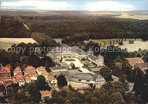 Arolsen Bad Schloss Luftkurort Fliegeraufnahme Kat. Bad Arolsen