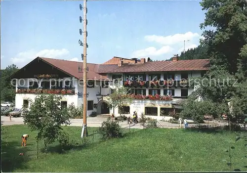 Hammer Siegsdorf Gasthof Hoerterer Maibaum Alpenstrasse Kat. Siegsdorf