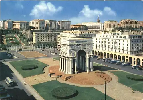 Genova Genua Liguria Piazza della Vittoria Monument ai Caduti Siegesplatz Denkmal Kat. Genova