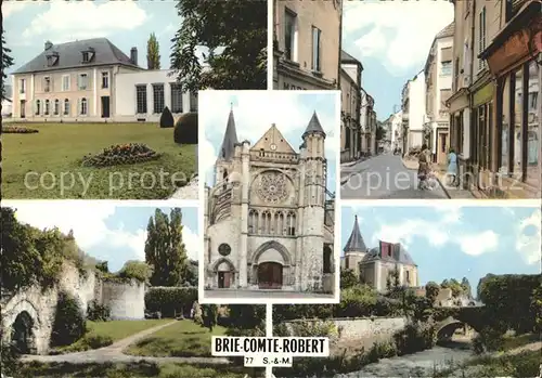 Brie Comte Robert Vues partielles Eglise Kat. Brie Comte Robert