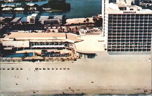 Miami Beach Fliegeraufnahme The Deauville Hotel and Tennis Club Kat. Miami Beach