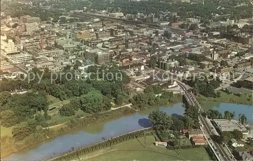 London Ontario Fliegeraufnahme Labatt Park an Thames Kat. London