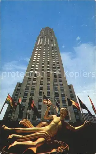 New York City RCA Building Rockefeller Center / New York /