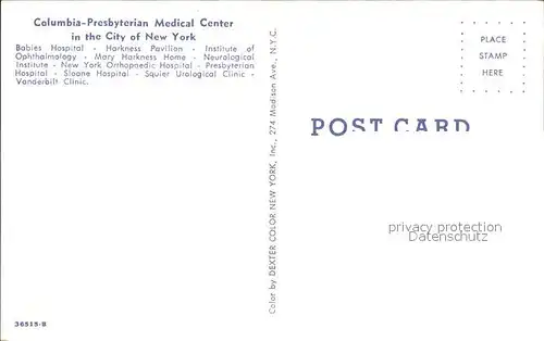 New York City Columbia Presbyterian Medical Center / New York /
