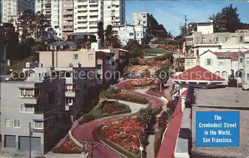 San Francisco California Lombard Street Kat. San Francisco