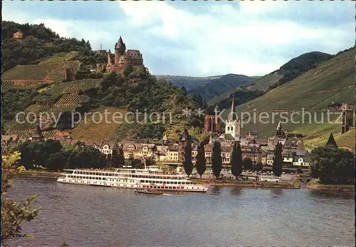 Bacharach Rhein mit Jugendburg Stahleck Kat. Bacharach