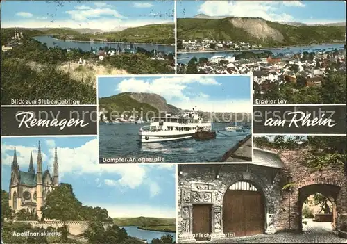 Remagen Apollinariskirche Erpeler Ley Siebengebirge Kat. Remagen