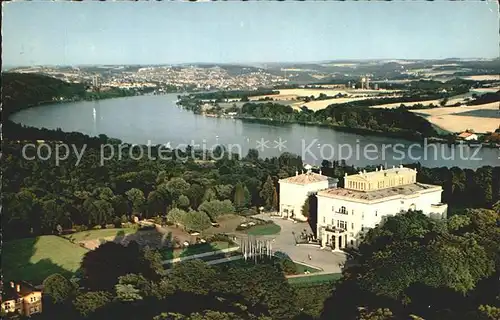 Essen Bad Villa Huegel mit Baldeneysee Fliegeraufnahme Kat. Bad Essen