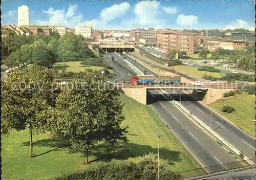 Duisburg Ruhr Stadtautobahn Kat. Duisburg