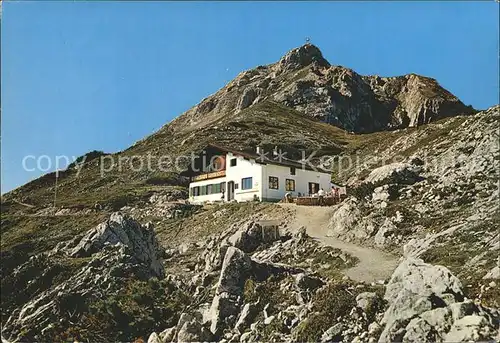 Lermoos Tirol Grubigstein Gipfelhaus Kat. Lermoos