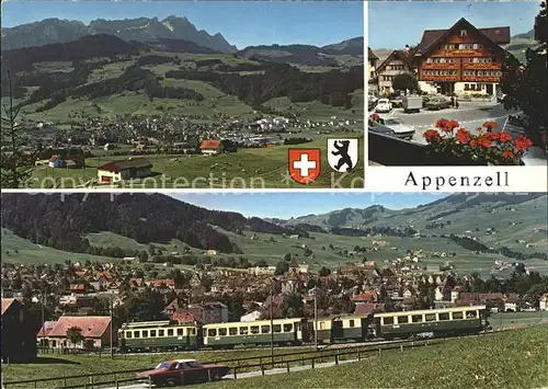 Appenzell IR mit Saentis Appenzellerbahn Kat. Appenzell