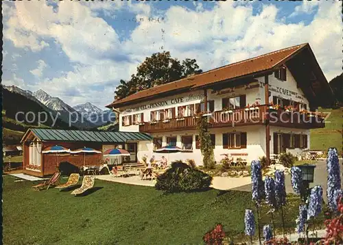 Oberjoch Hotel Pension Cafe Haus Schweiger Kat. Bad Hindelang