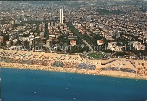 Rimini Fliegeraufnahme mit Strand Kat. Rimini